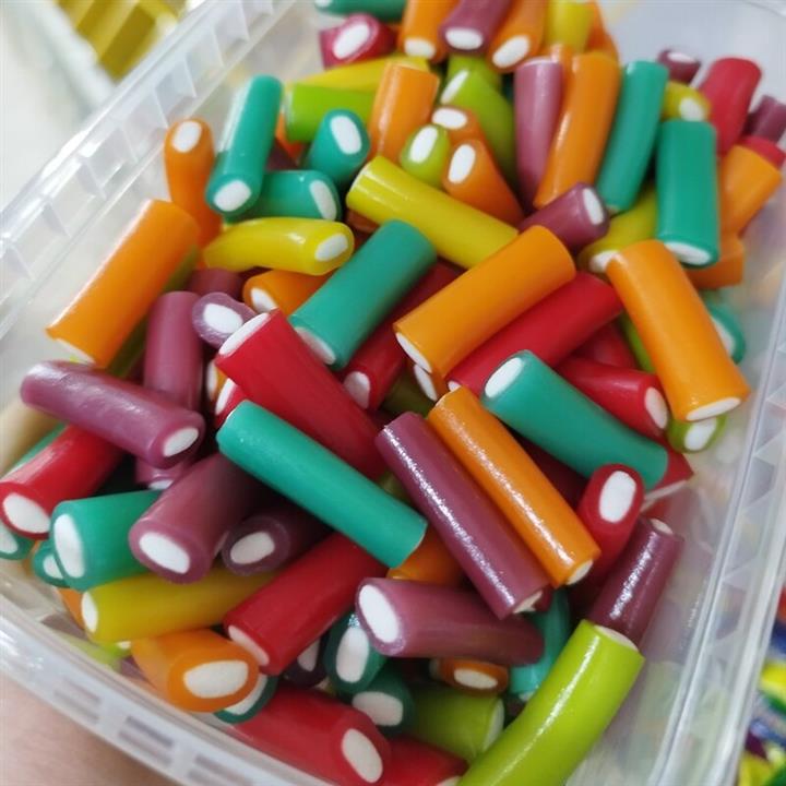 پاستیل لوله ای بریده نرم و تازه (150گرمی)